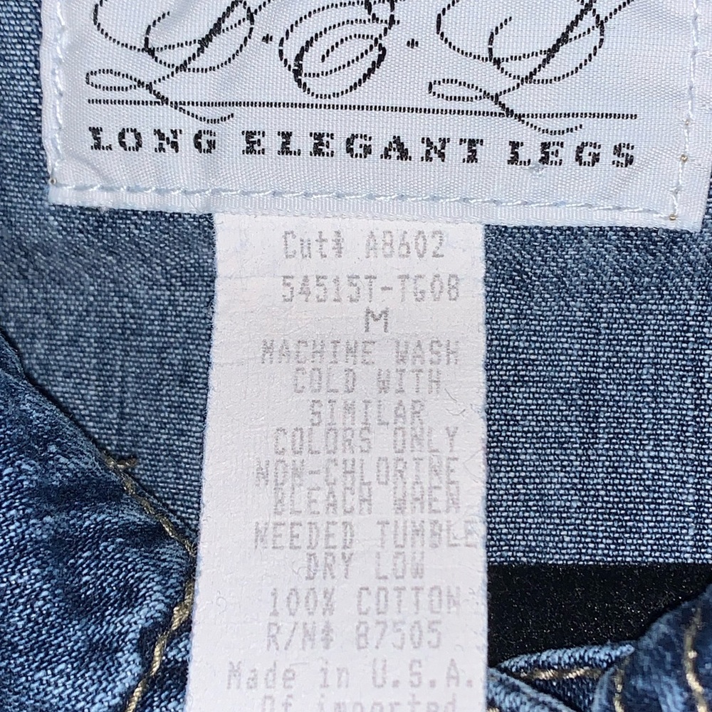 Vintage Long Denim Jacket - image 3